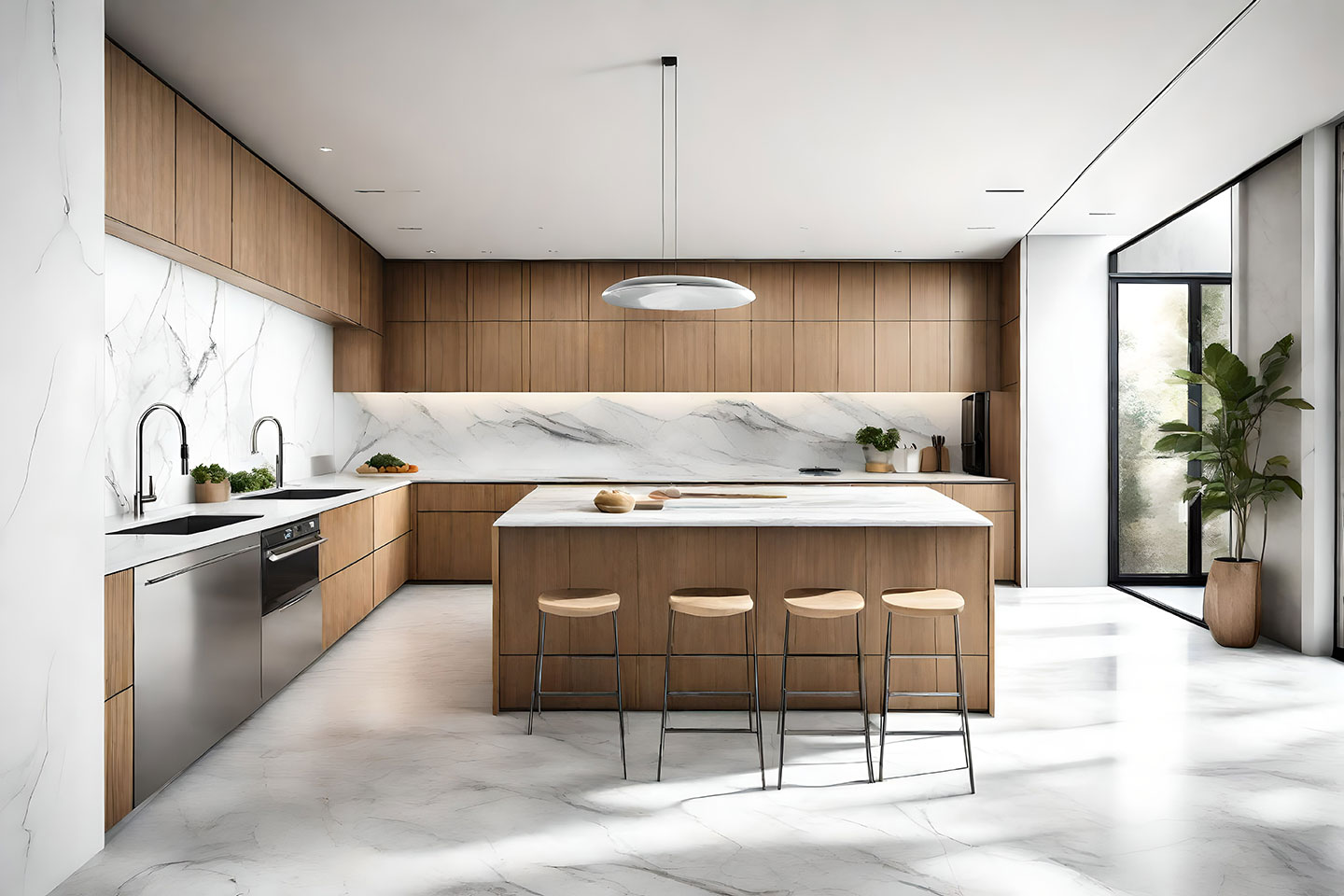 Modern wood home