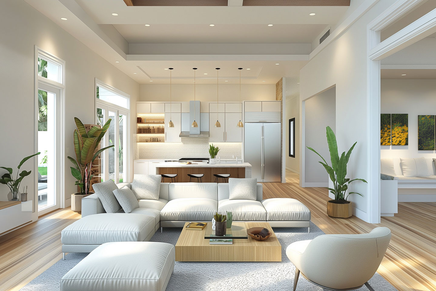 Modern wood home