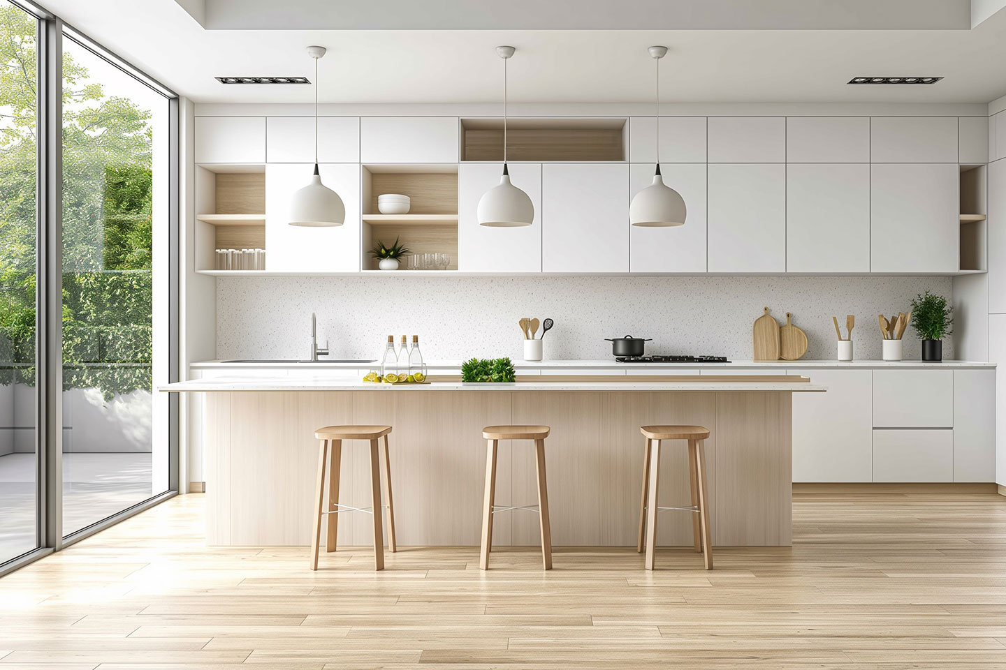 Modern wood home